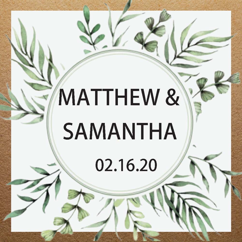 Wedding Invitations Green Wreath Flowers Bundle  (Editable and Instant download)